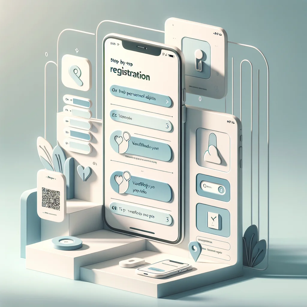 Step-by-step registration process for the Daman app